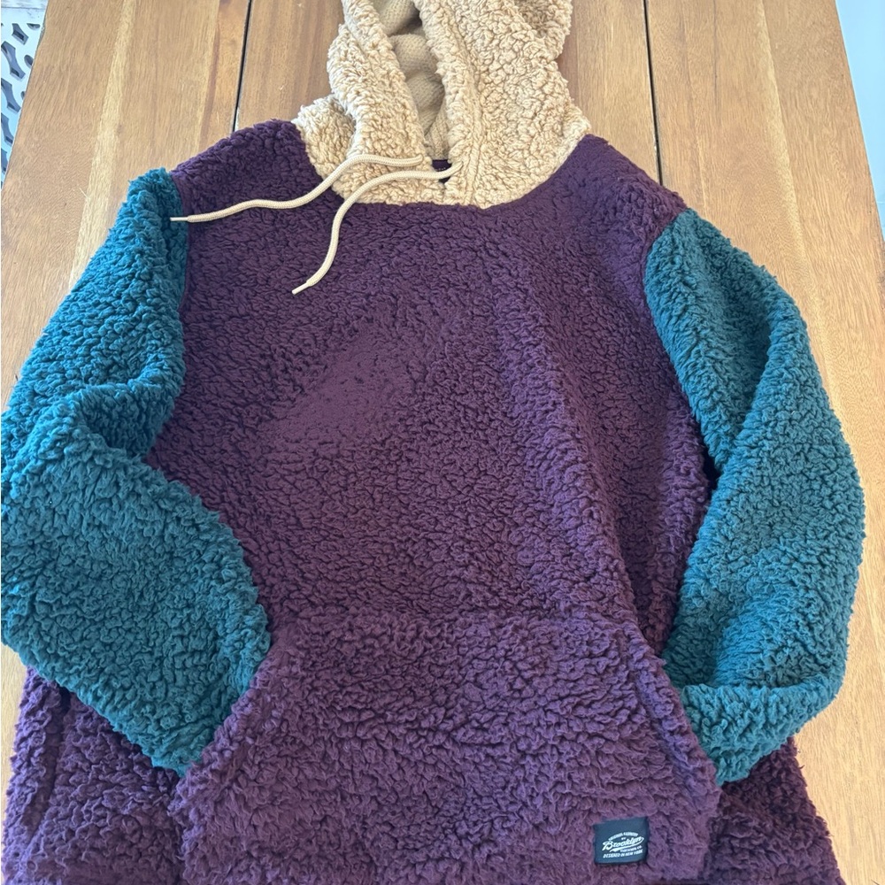 Brooklyn Cloth Tan Sherpa Hoodie